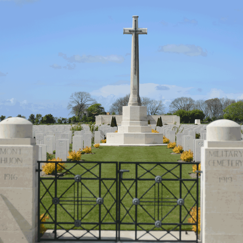 Military cemetery in France
