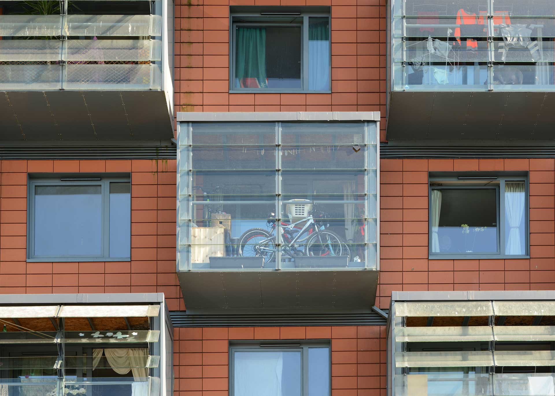 Bicycle in window
