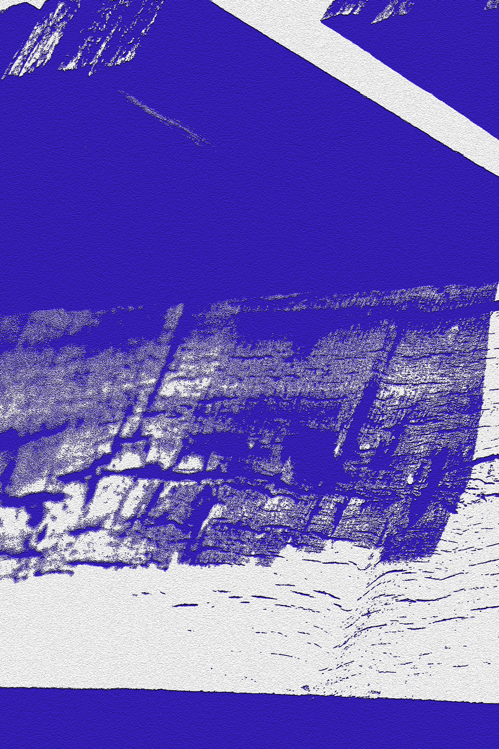 Graphic image of a collapsing wooden landing stage