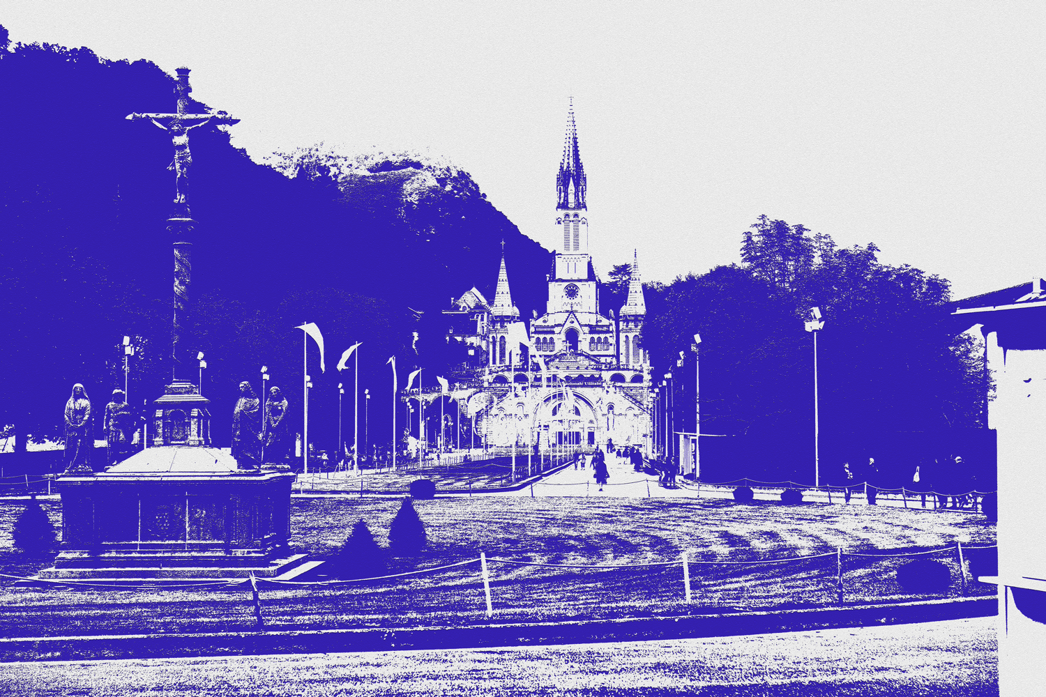 Graphic image of Lourdes